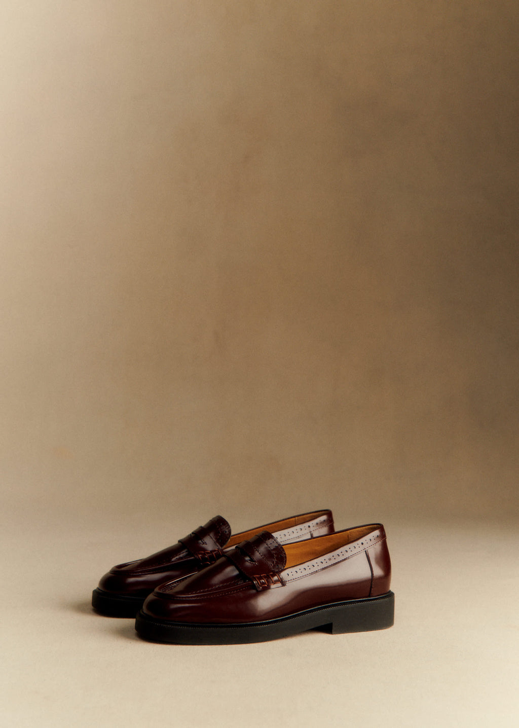 Mocassins Adam - Pourpre Glacé