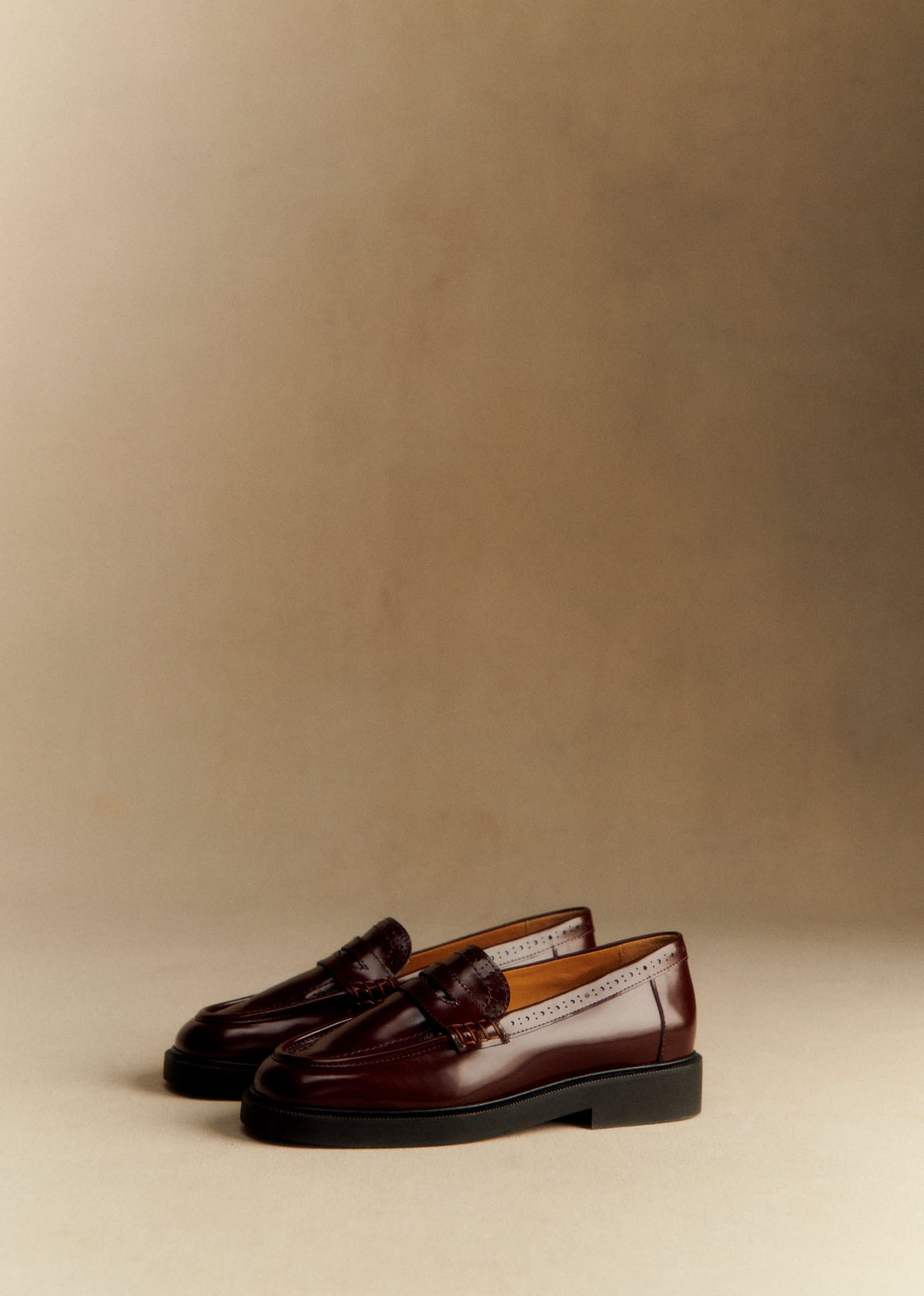 Mocassins Adam - Pourpre Glacé