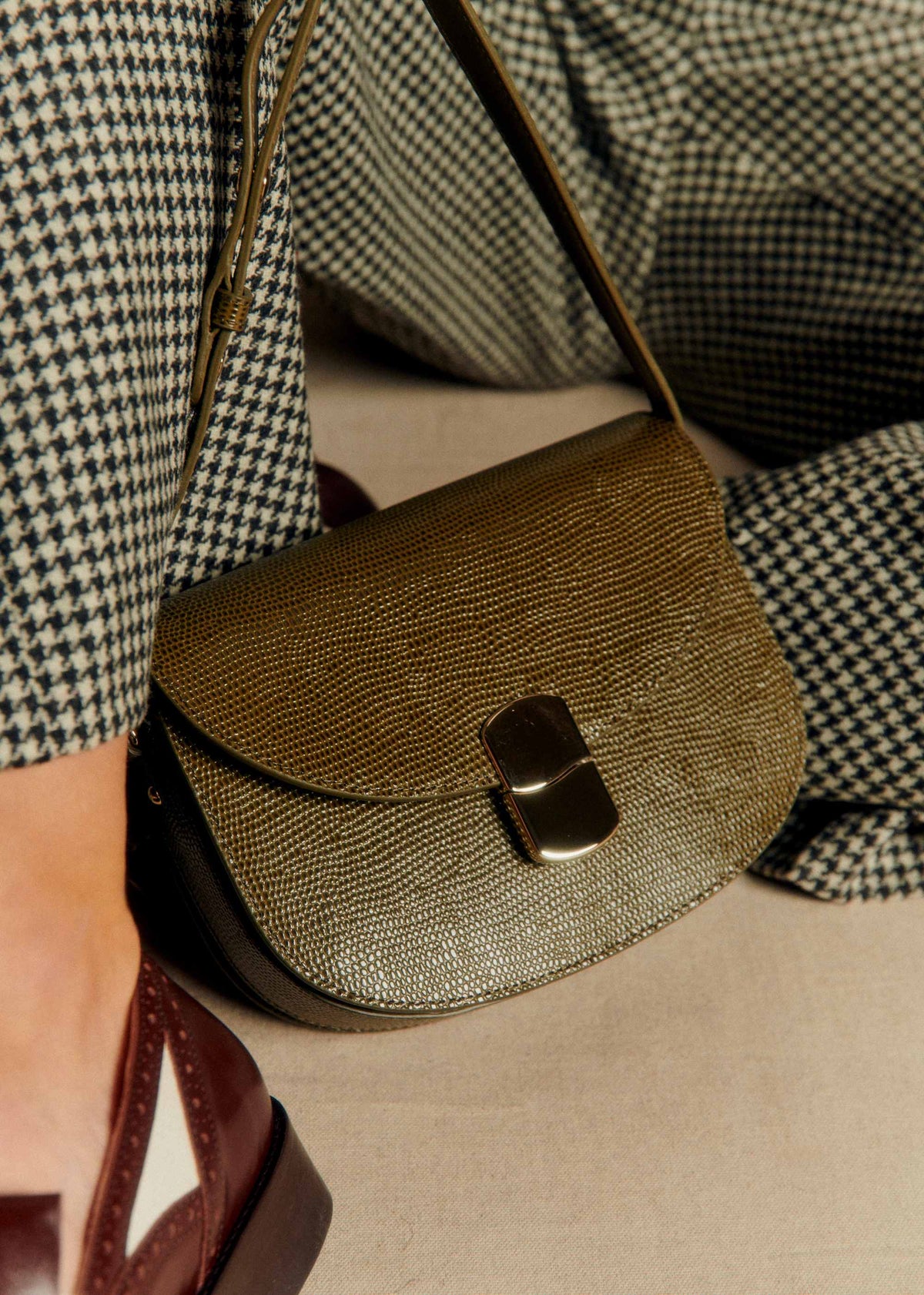 Sac Claude - Kaki téjus