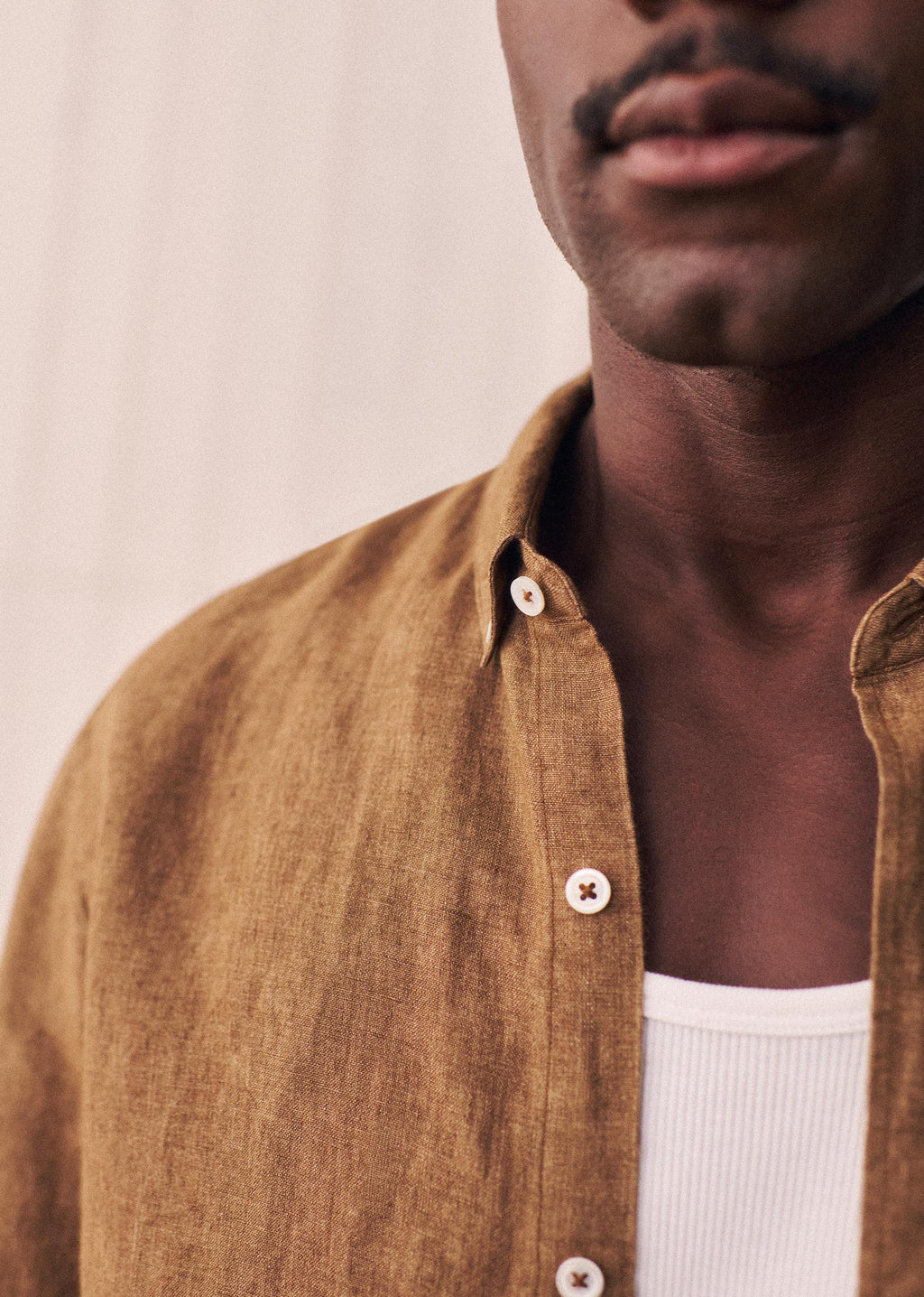 Chemise Charlie Lin - Marron Chiné