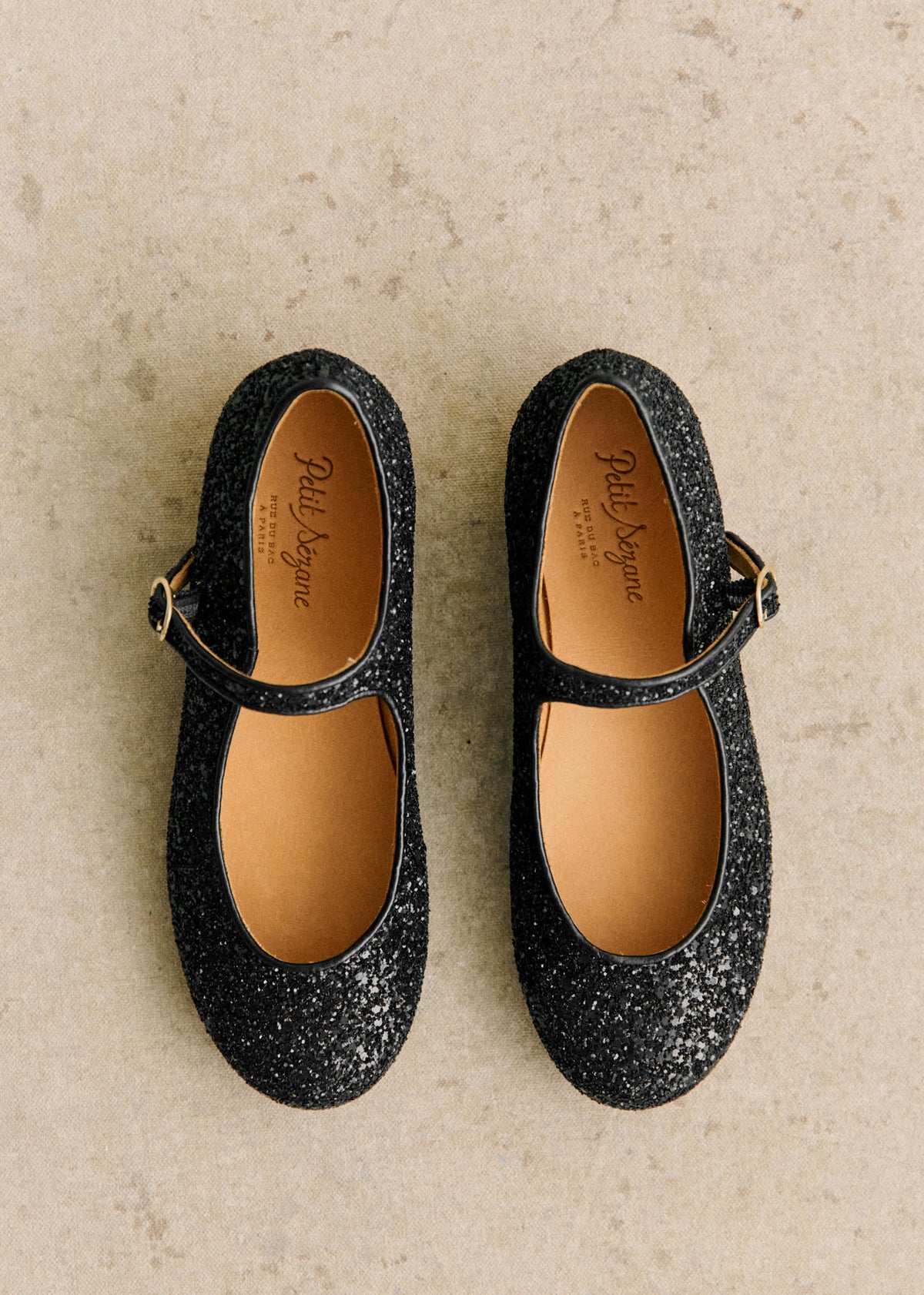 Ballerines Paula - Noir Paillette