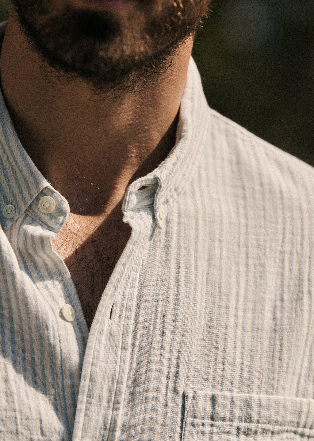 Chemise Luke - Rayures Bleu / Blanc