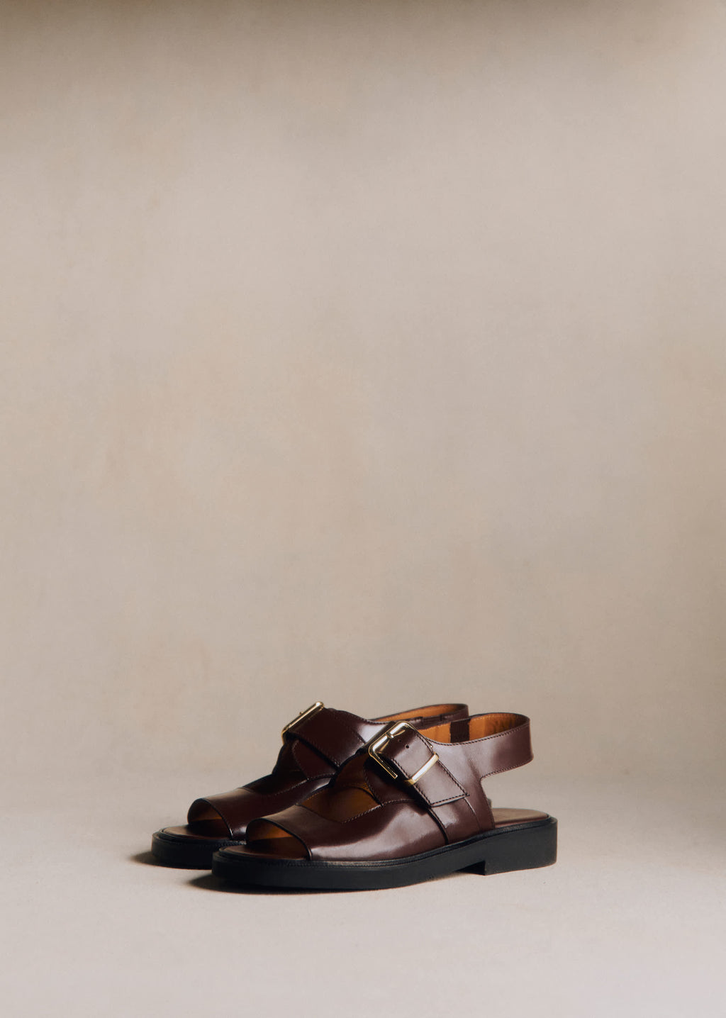Sandales Low Hector - Chocolat Glacé