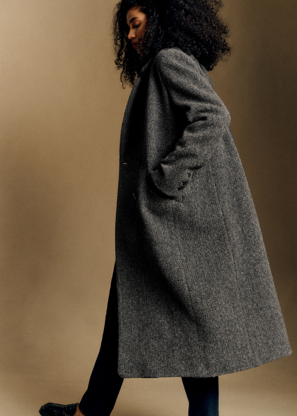 Manteau Jefferson - Noir Gris
