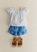 Blouse Eugenie - Patchwork Petites Fleurs