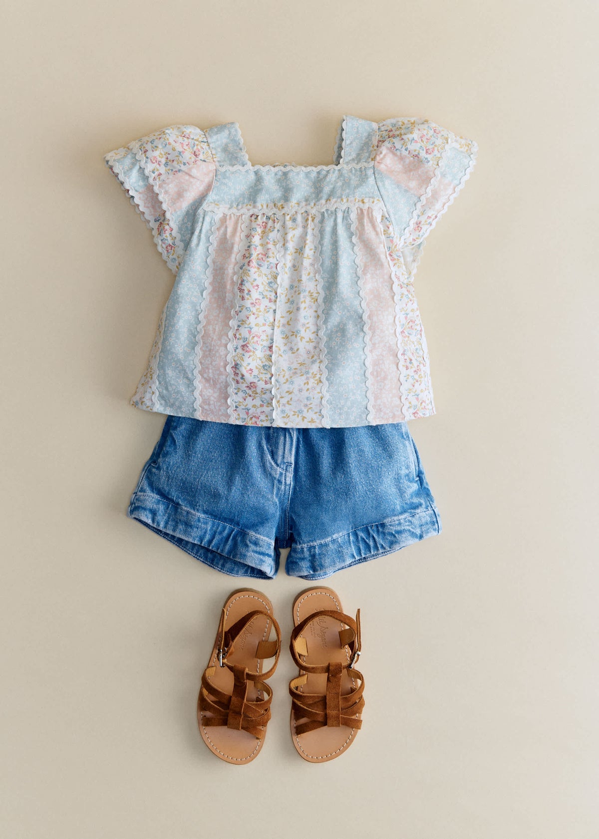 Blouse Eugenie - Patchwork Petites Fleurs