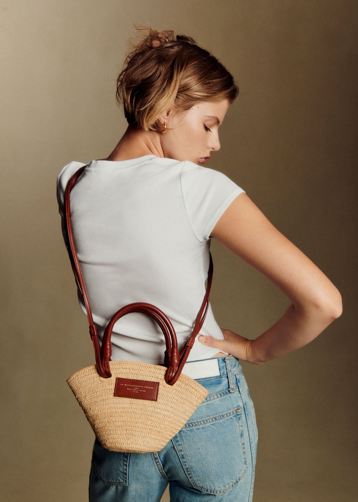 Panier Mini Justine - Raphia Naturel