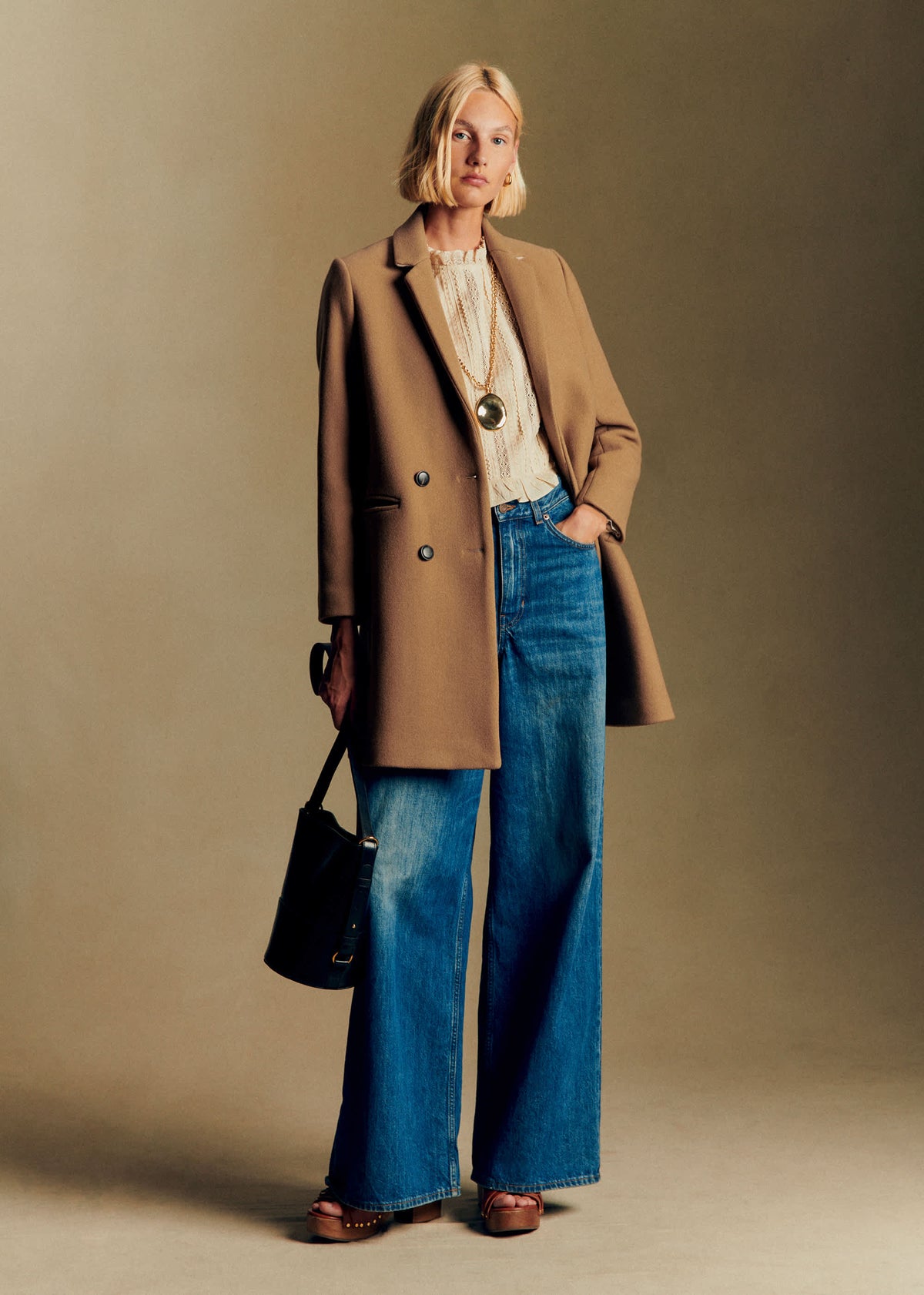 Manteau Johnson - Camel
