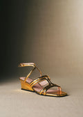 Sandales Anna - CFM Souliers x Editions Sézane - Serpent Doré