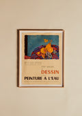Affiche Musée d'art moderne de la ville de Paris, XVIIème salon du dessin et de la peinture à l'eau, 1965 - 56,5 x 71 cm