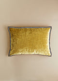 Coussin Velours Texturé - Grand modèle - Miel