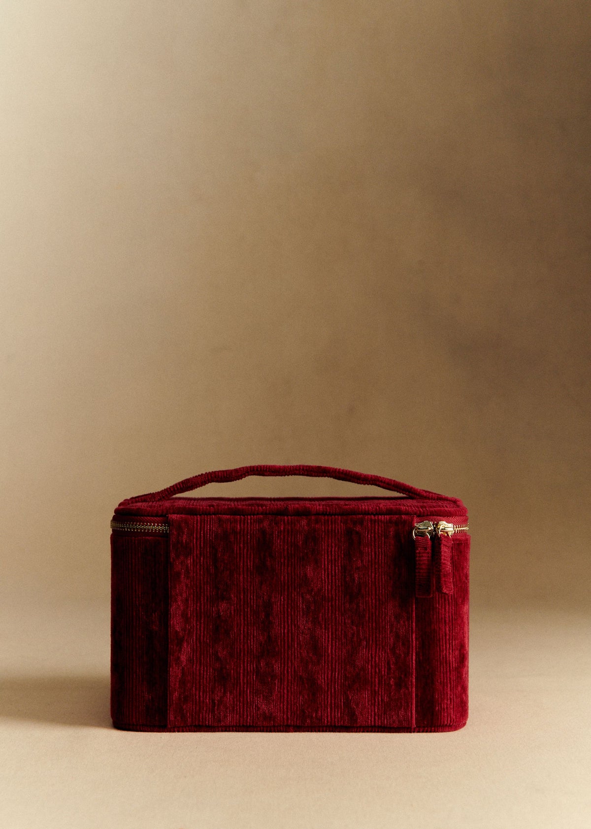 Maxi Vanity velours milleraie - Rouge
