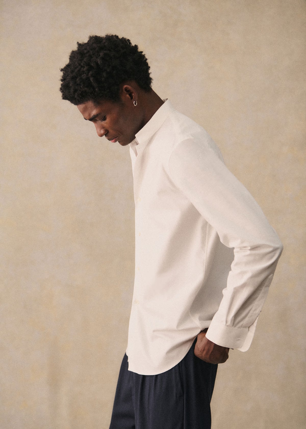 Chemise Edgar Pinpoint - Blanc