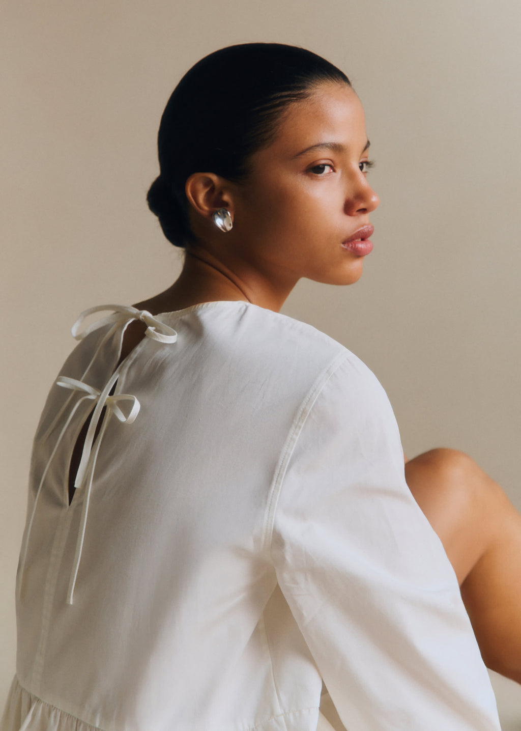 Robe Zelie - Ecru