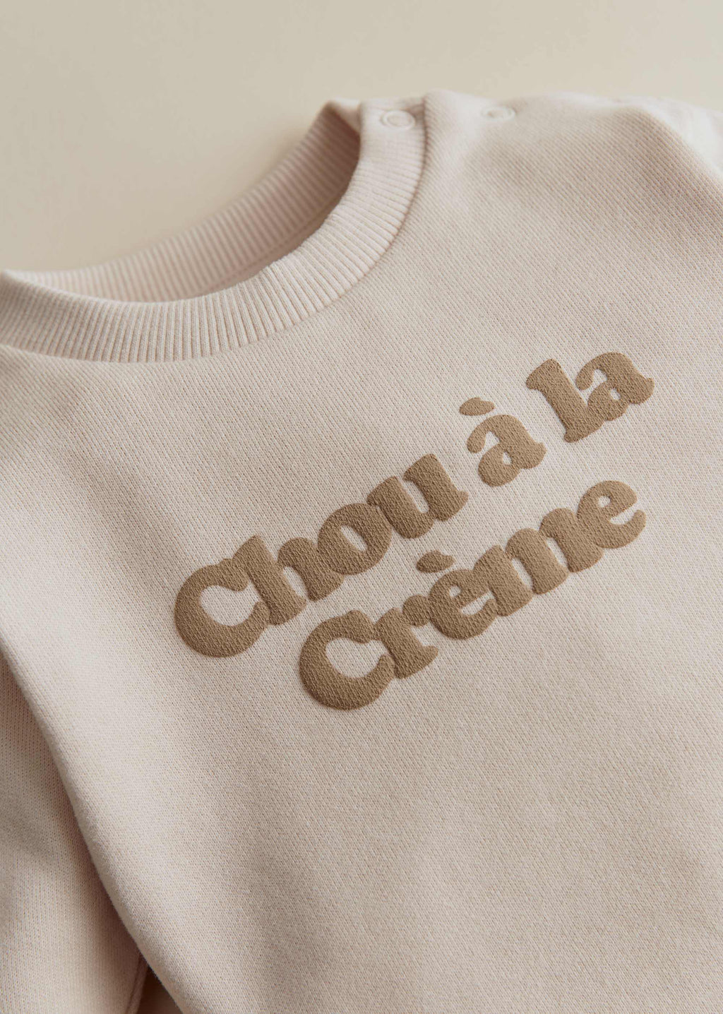 Sweat-Shirt Chou à la crème - Crème / Sable Doux