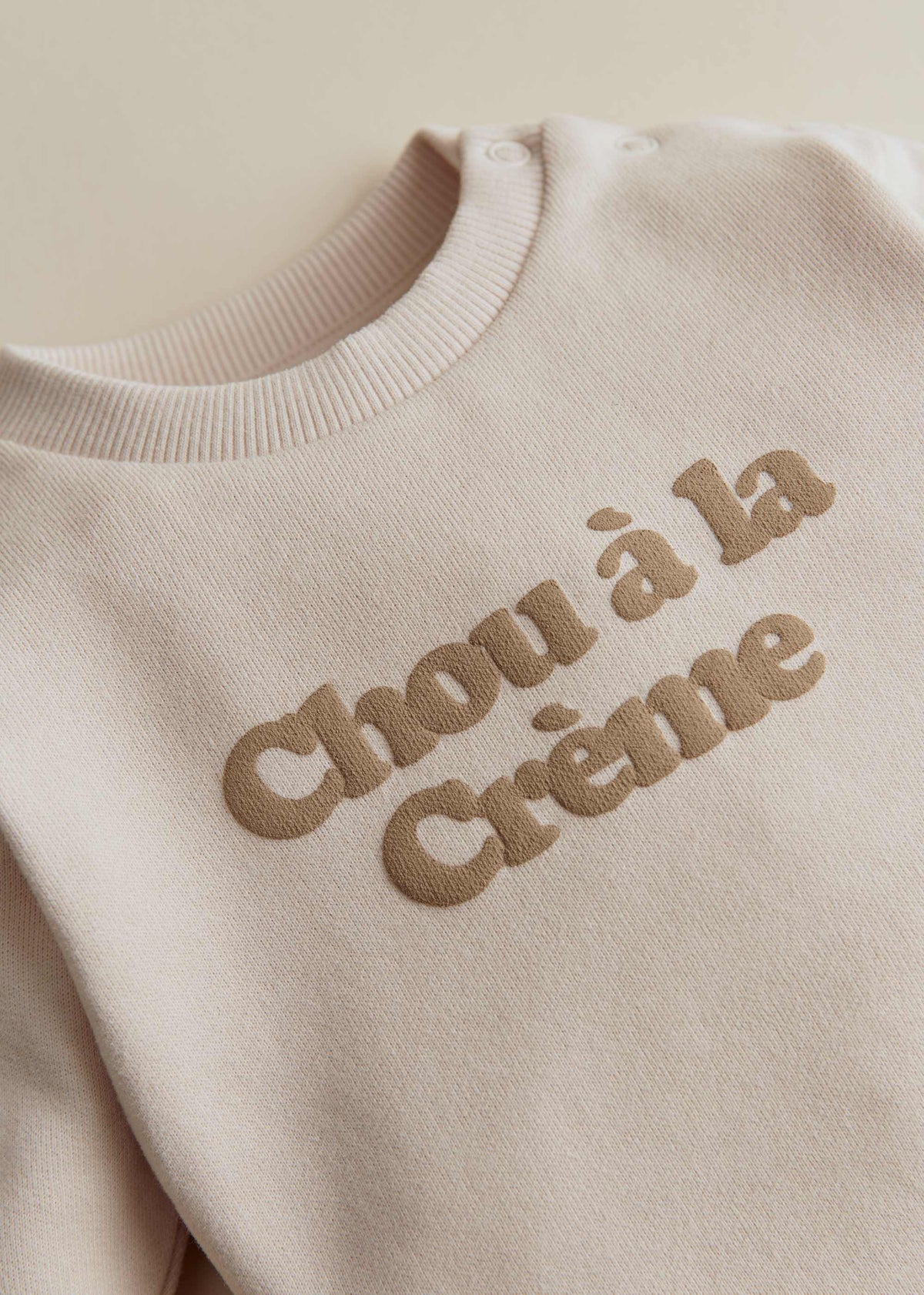 Sweat-Shirt Chou à la crème - Crème / Sable Doux