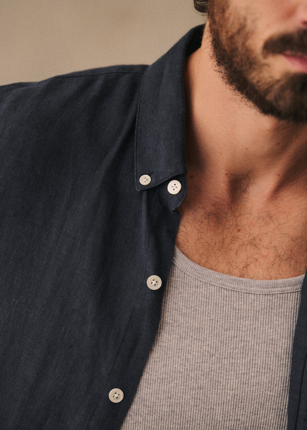 Chemise Charlie Lin - Marine
