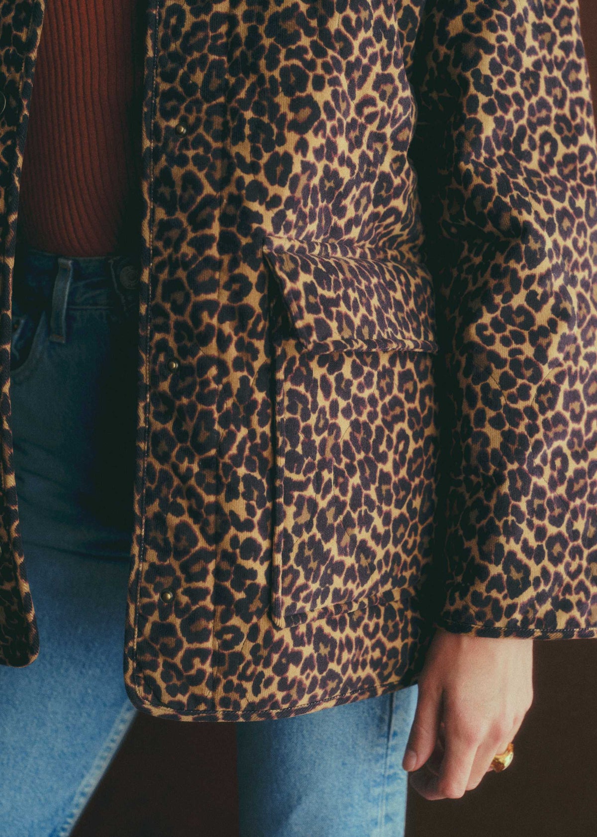 Veste Flo - Imprimé Winter Leopard Big