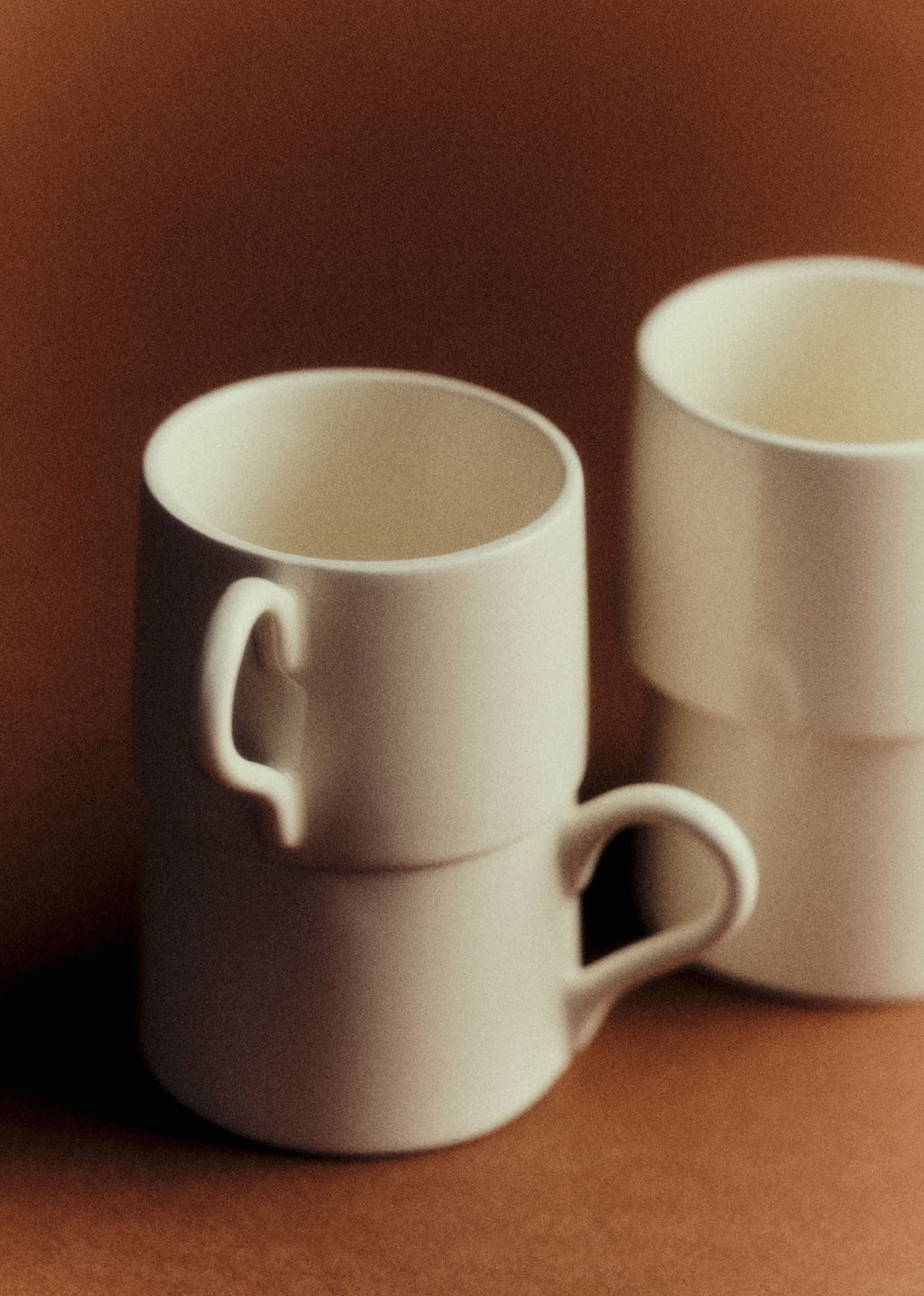Coffret de 4 tasses expresso - Ecru