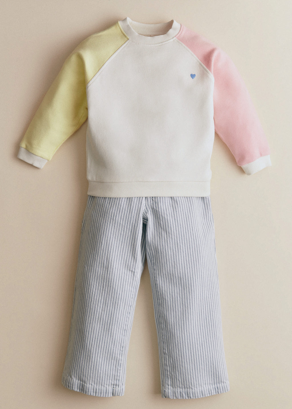 Pantalon Giulio - Denim Rayé Bleu