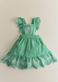 Robe Aurore - Vichy Vert
