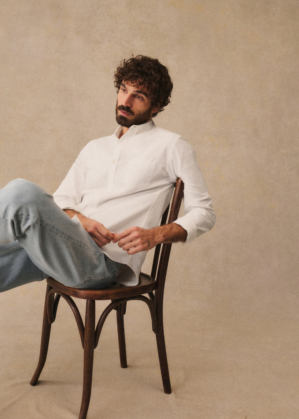 Chemise Charlie Oxford - Blanc
