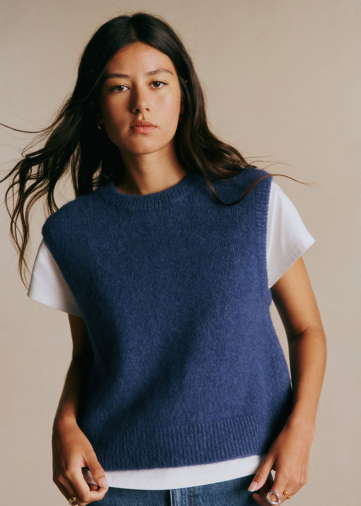 Pull Samuel - Bleu Nuit - Création Rose