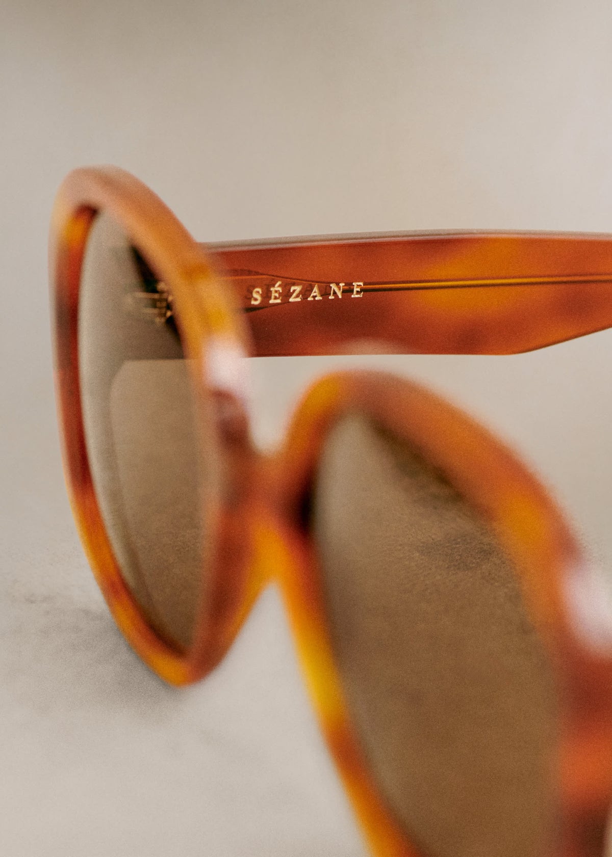 Lunettes de soleil Georgia - Marron écaille