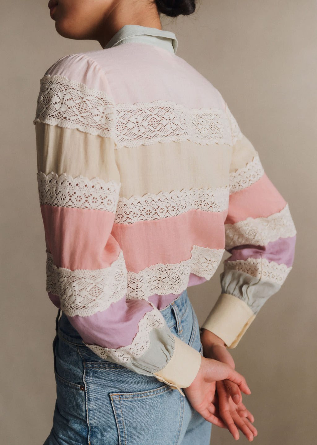 Chemise Claudio - Mix Dentelle Pastel