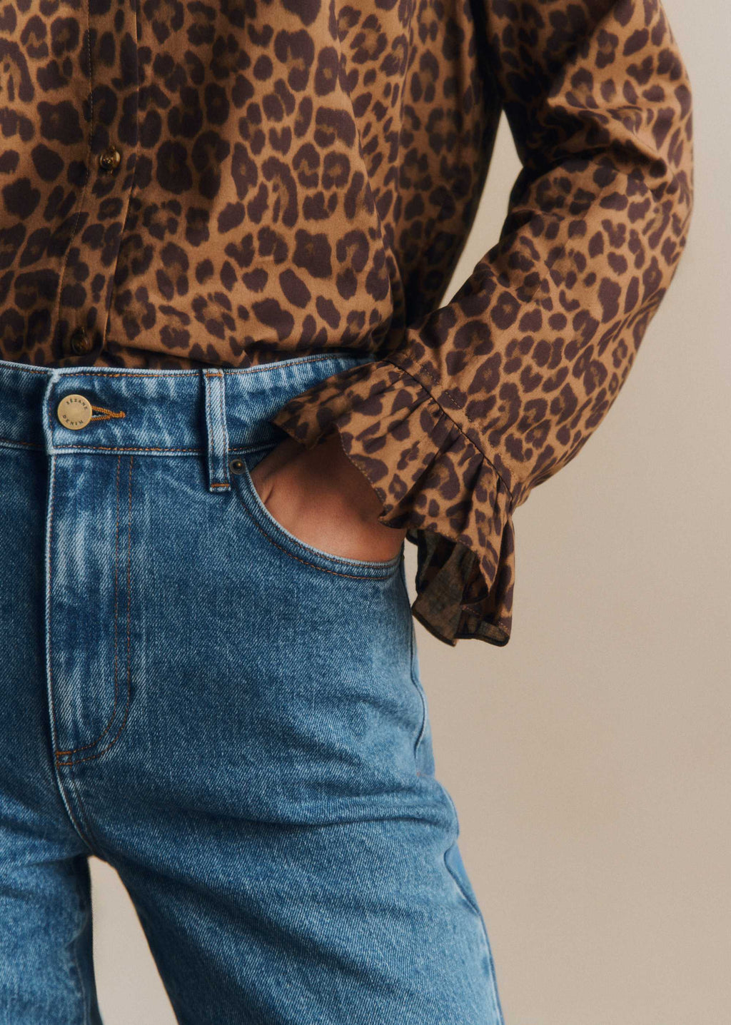 Chemise Erine - Imprimé Leopard Small Surteint