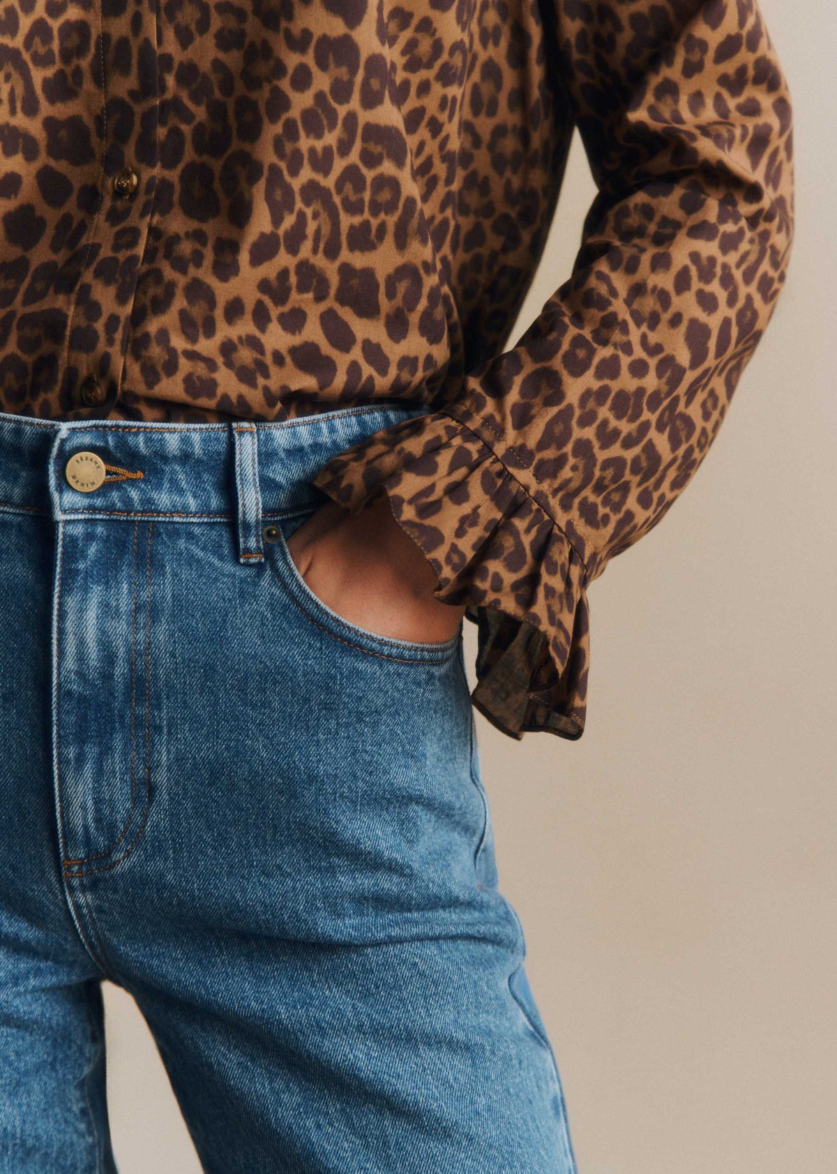 Chemise Erine - Imprimé Leopard Small Surteint