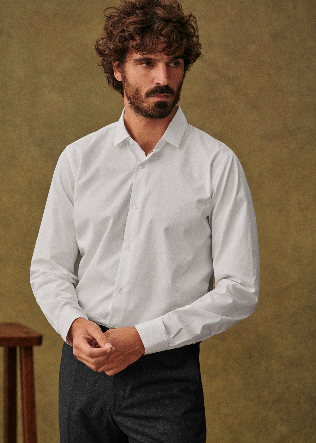 Chemise Allen Popeline - Blanc