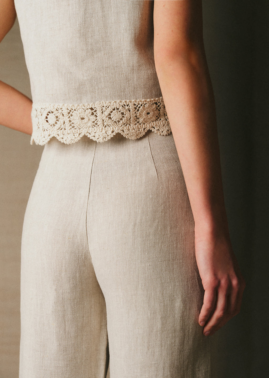 Pantalon Fausto - Beige Chiné