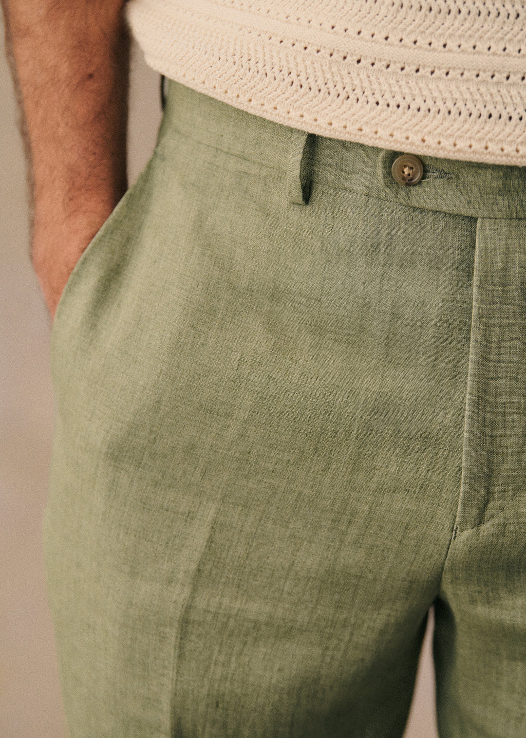 Pantalon Deon - Vert Chiné
