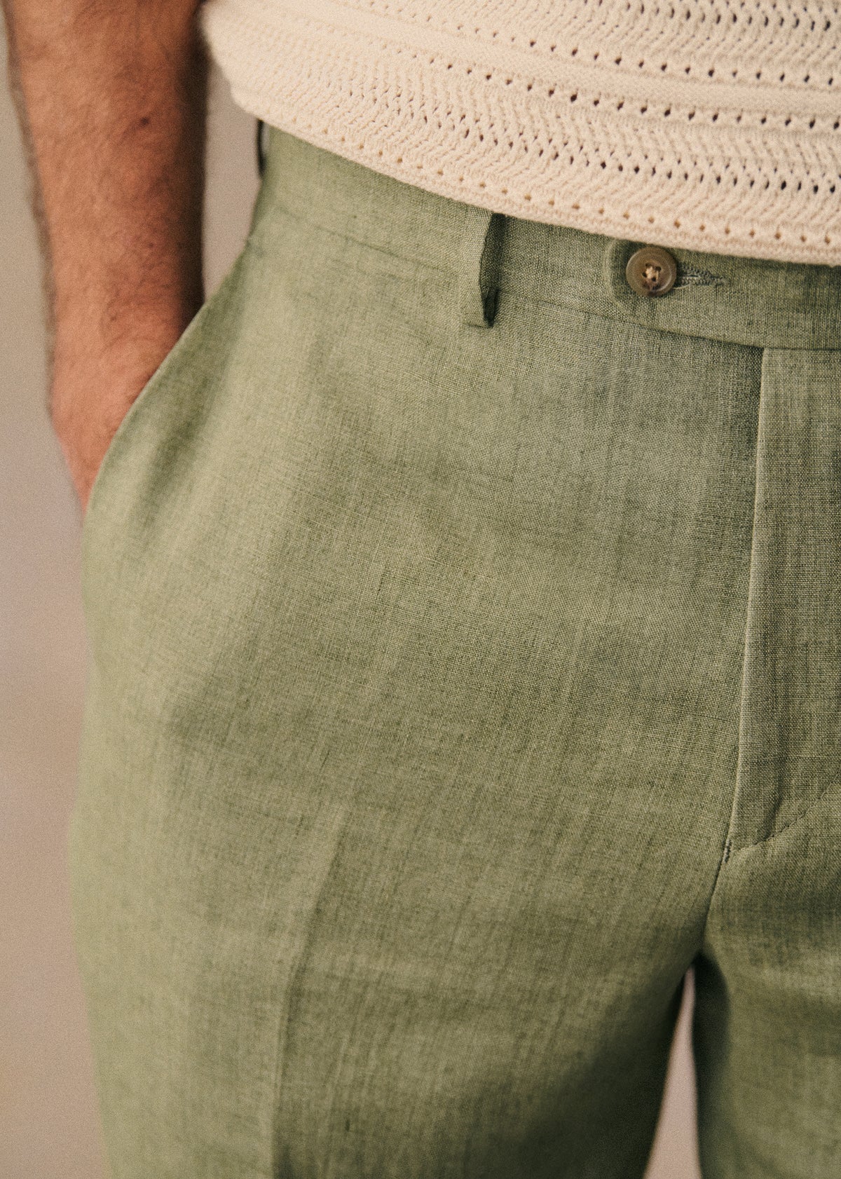 Pantalon Deon - Vert Chiné