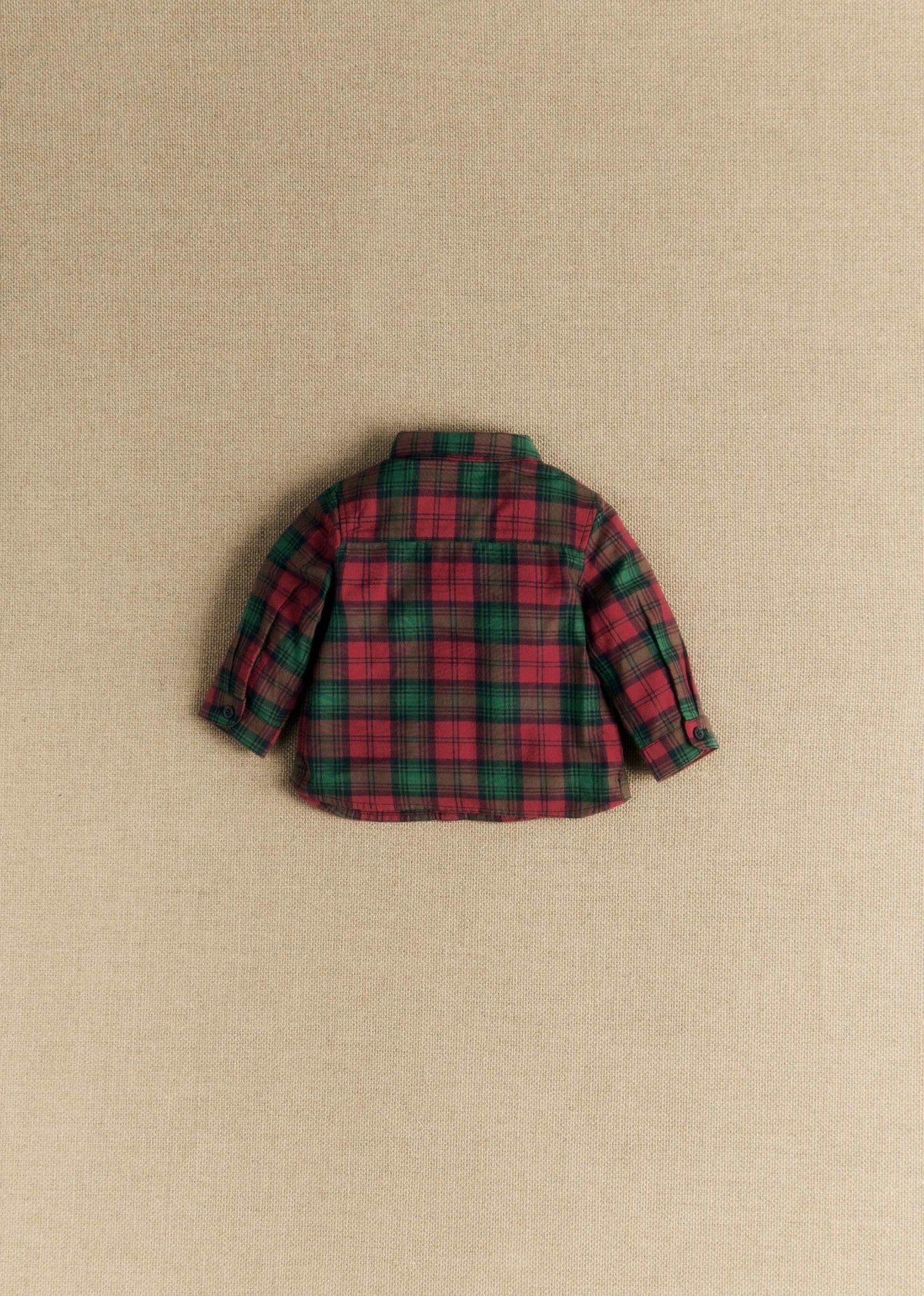 Chemise Tom - Carreaux rouge et vert