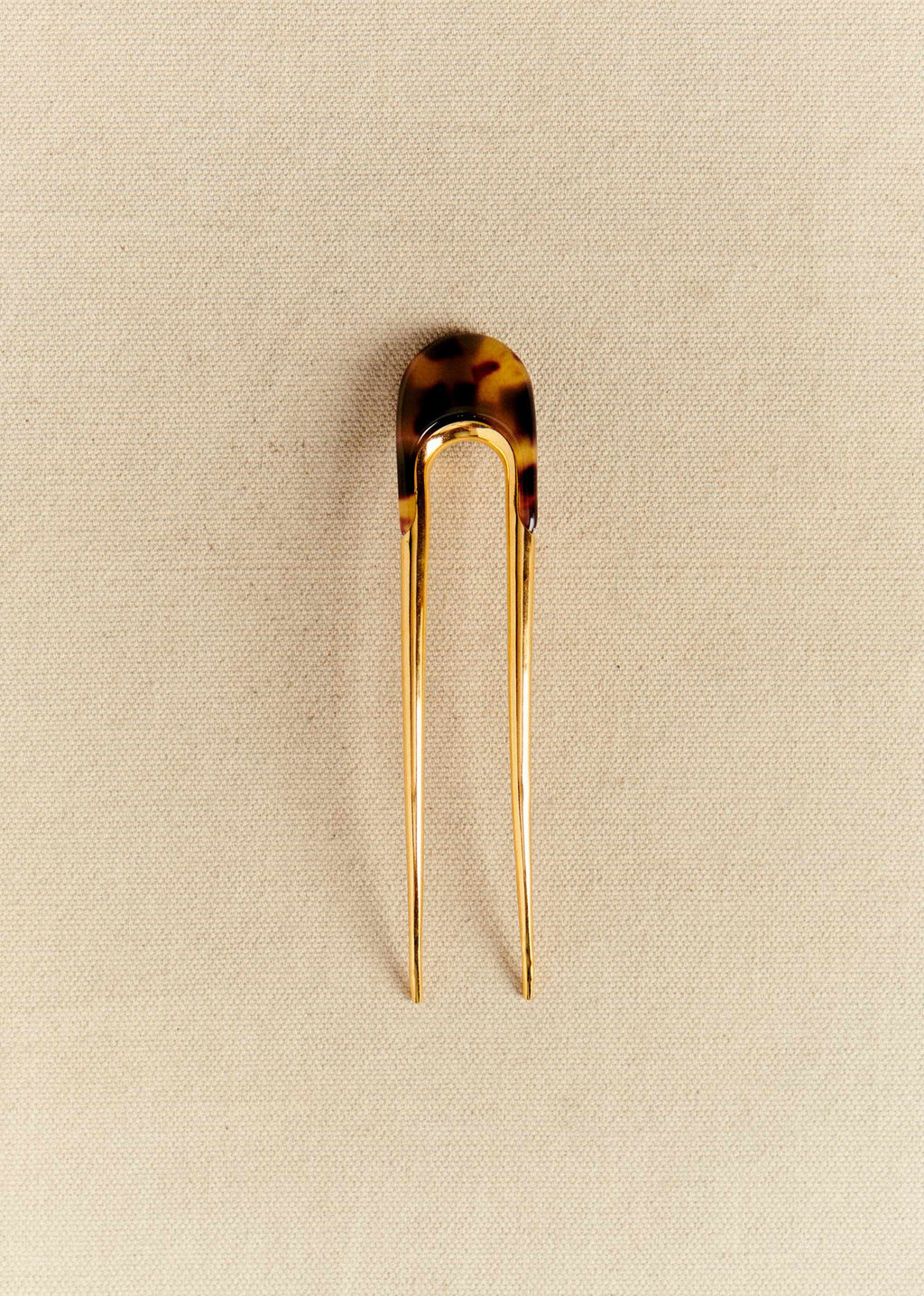 Épingle à cheveux Gladys - Écaille Doré