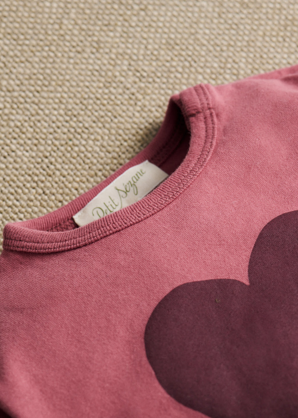 T-Shirt La chamade - Bois de Rose / Bordeaux