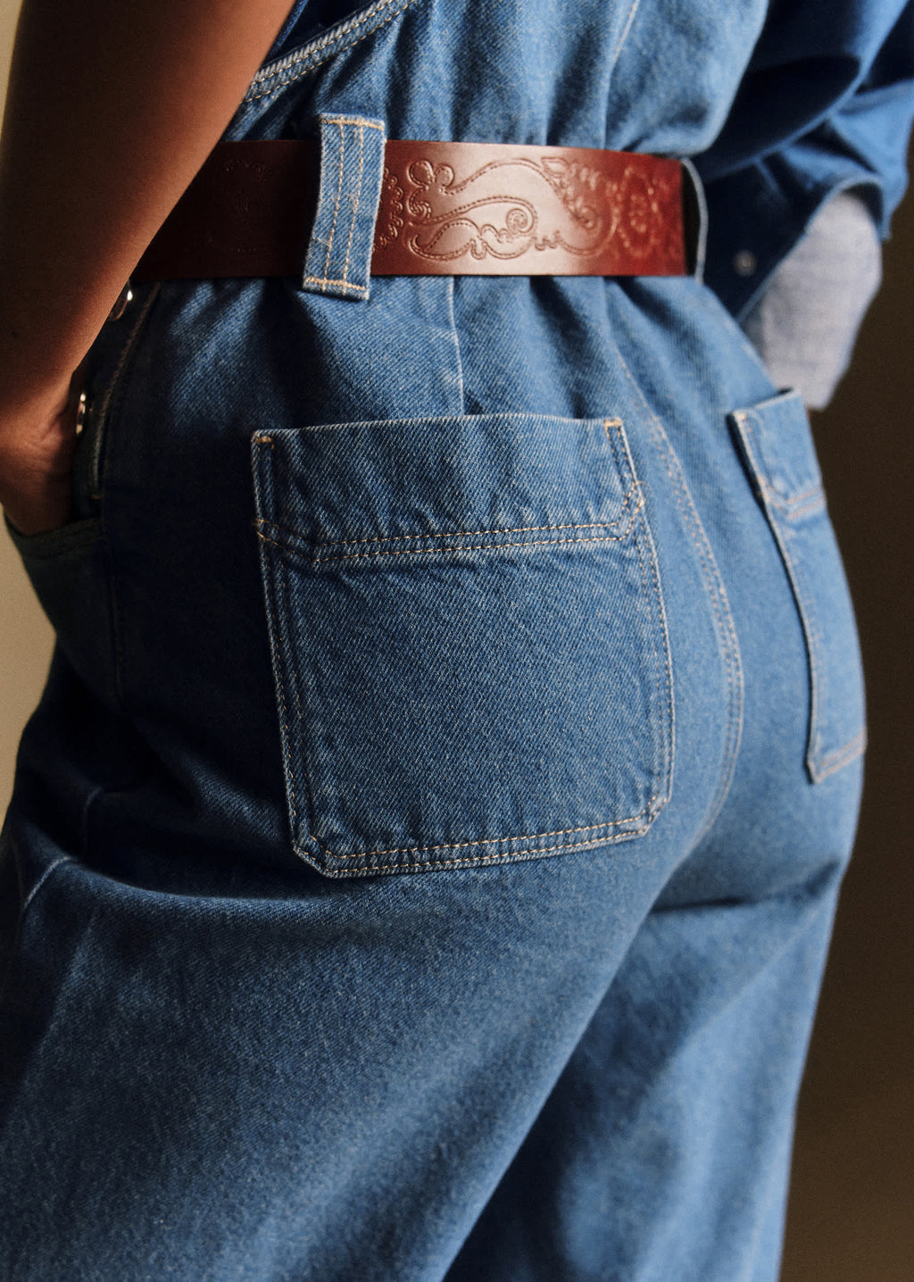 Salopette Soline - Bleu Denim