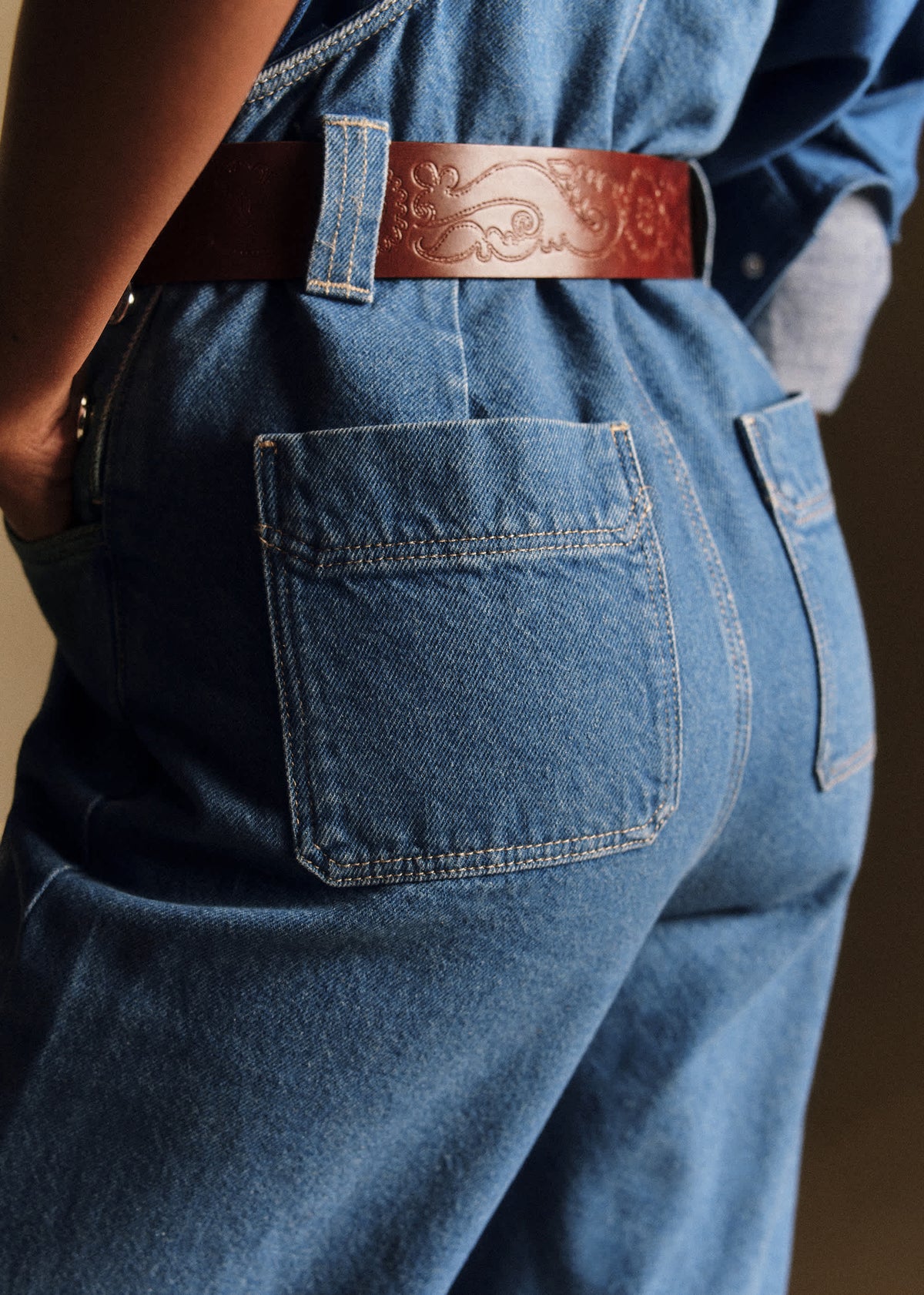 Salopette Soline - Bleu Denim