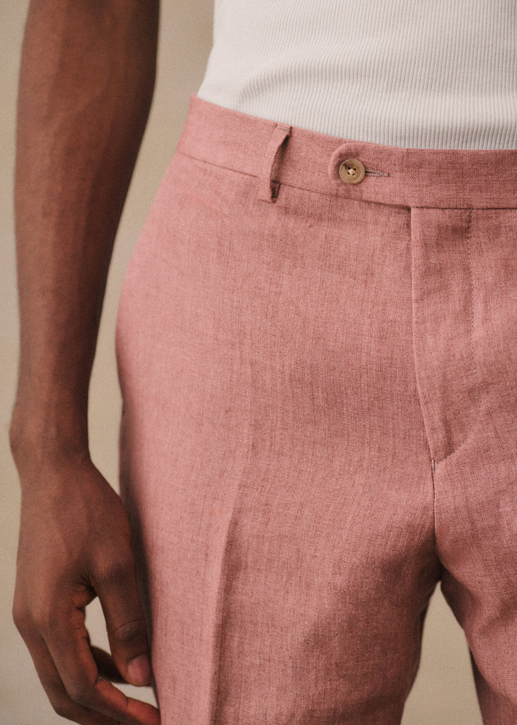 Pantalon Deon - Rose Chiné