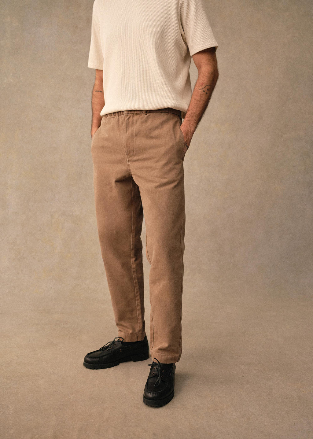 Pantalon Shane - Camel Délavé