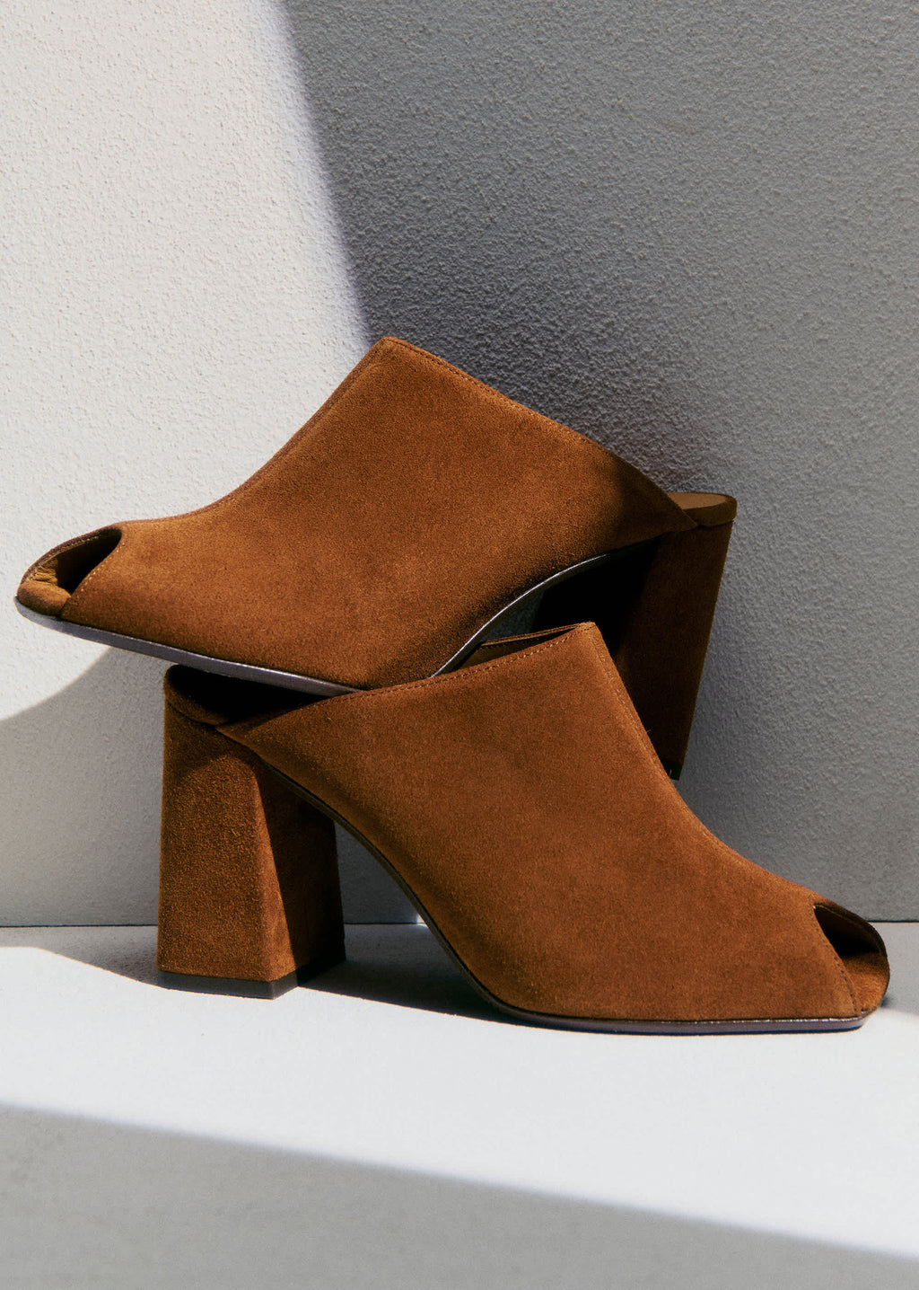 Mules High Bruna - Noisette