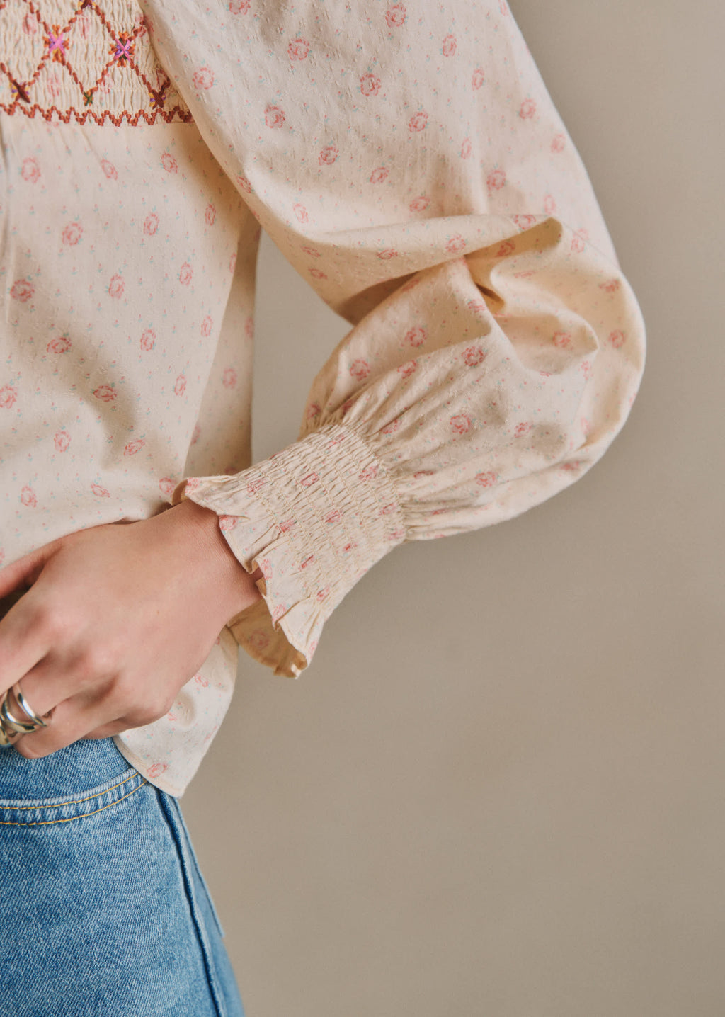 Blouse Janelly - Imprimé Mini Roses