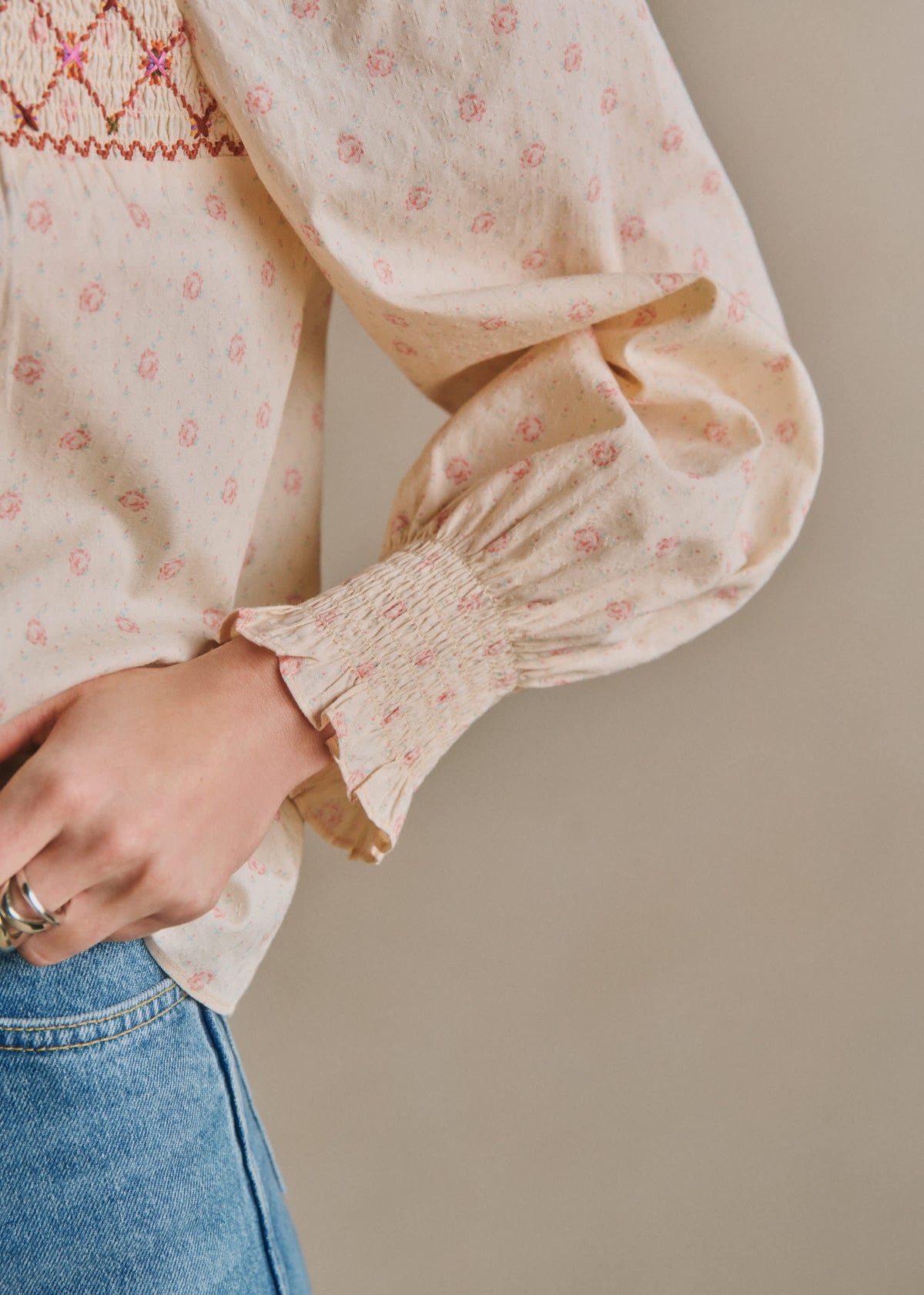 Blouse Janelly - Imprimé Mini Roses