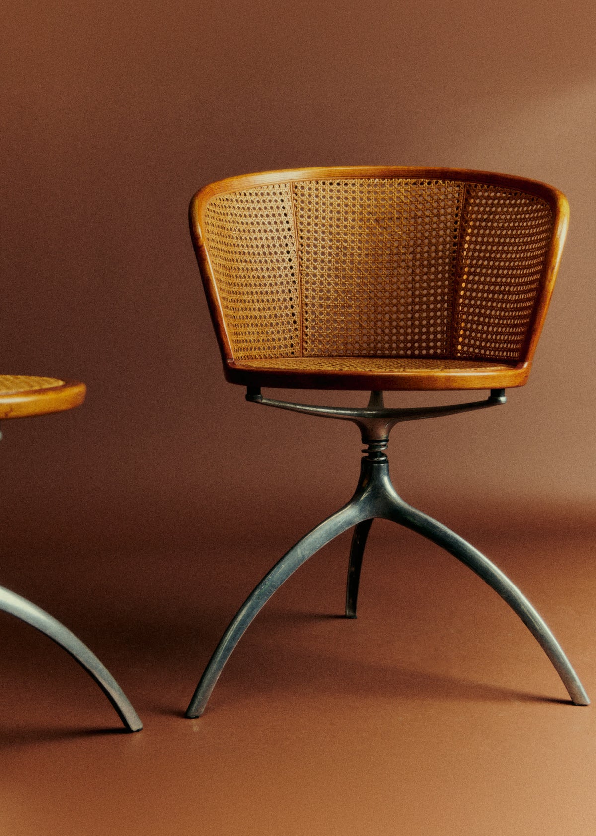 Paire de fauteuils Young Lady de Paolo Rizzatto pour Alias années 90 - Cannage