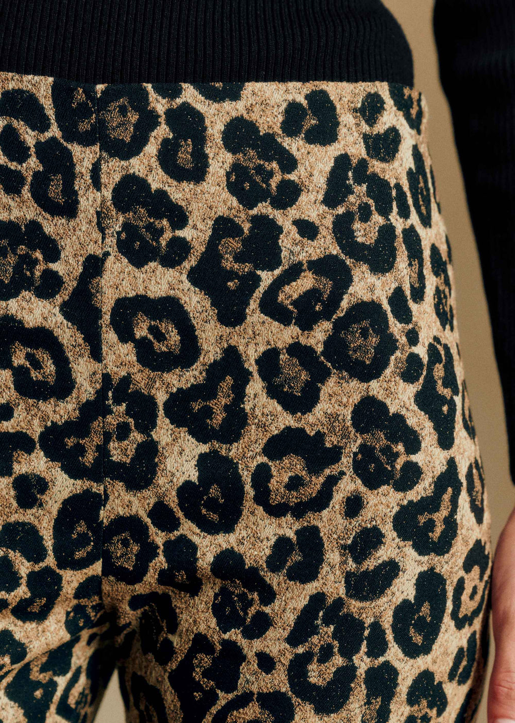 Pantalon Ciara - Jacquard Leopard