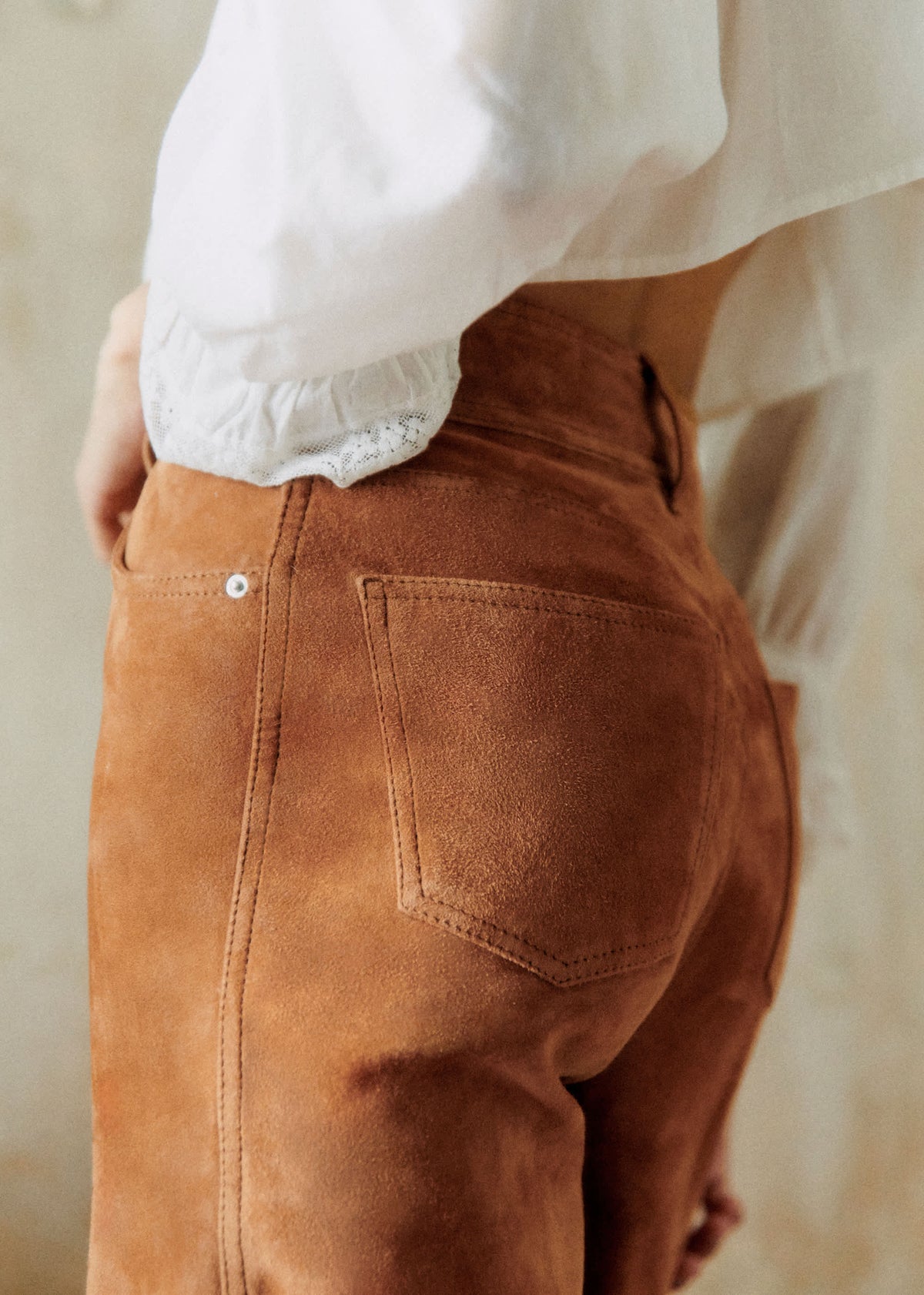 Pantalon Le New 70's - Camel Daim