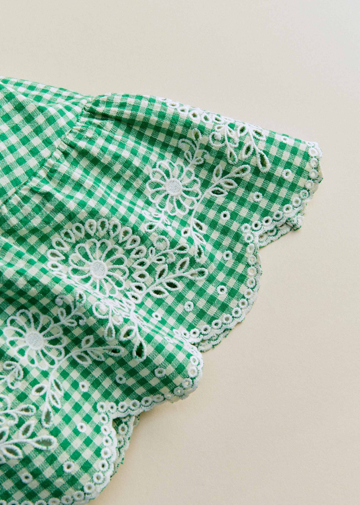 Robe Aurore - Vichy Vert