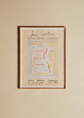 Affiche Galerie Michelle Champetier, Jean Cocteau, Hôtel de ville de Menton - 56,5 x 75,5 cm